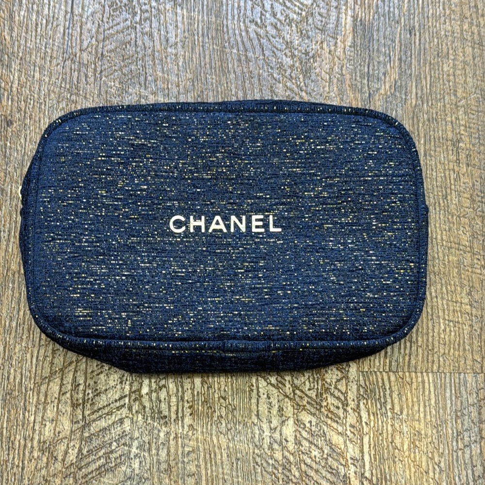 Chanel makeup bag